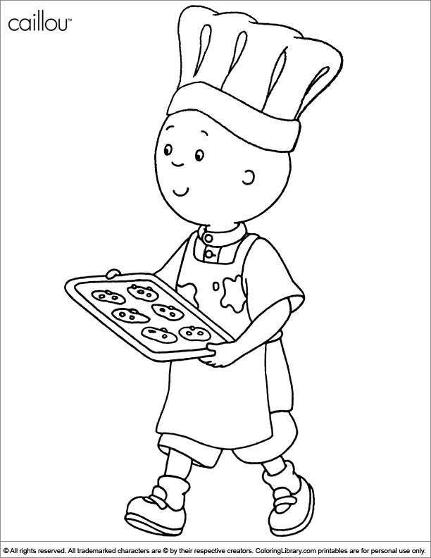 caillou coloring pages - photo #33