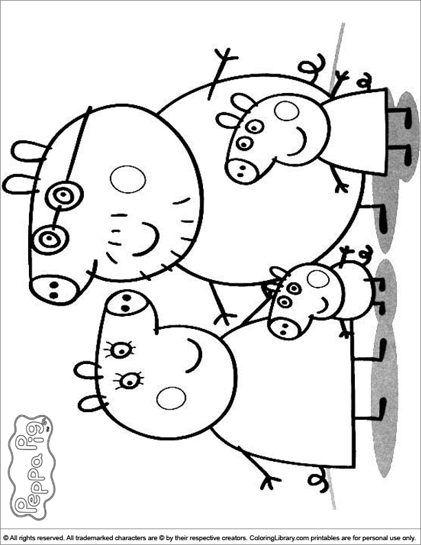 Peppa Pig Coloring Picture