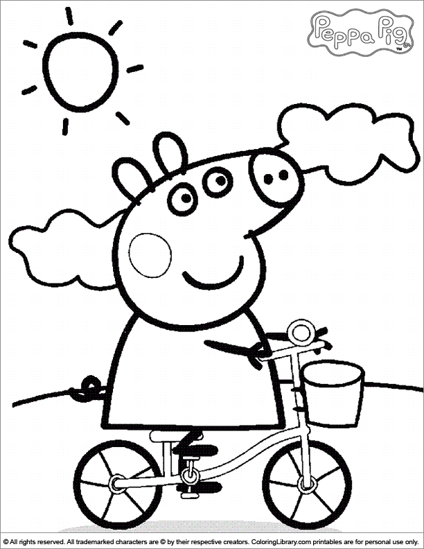 daddy pig images coloring pages - photo #27
