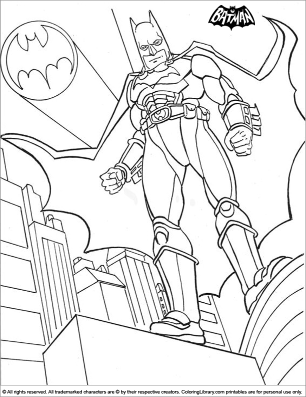 Batman - Free printable Coloring pages for kids