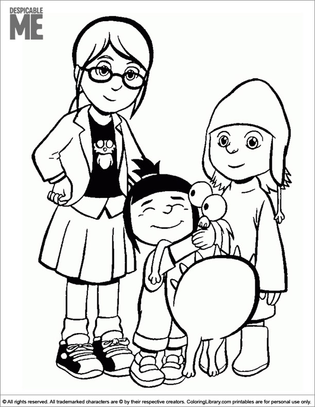  printable coloring page for kids
