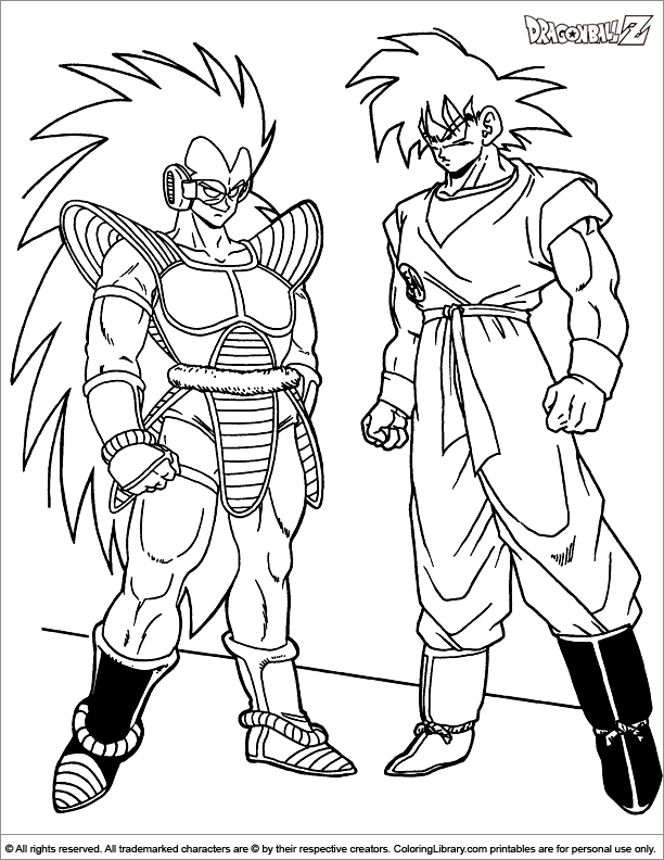 Dragon Ball Z coloring pages, Print and Color.com