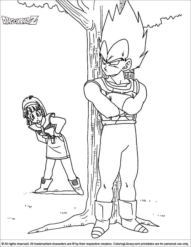 Dragon Ball Z  Dragon coloring page, Coloring pages, Cartoon