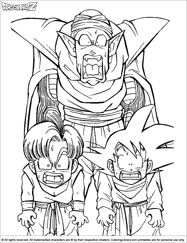 dragon ball z coloring book: 50 Pages Of Fun Coloring For Kids And adults,  High Quality Coloring Pages for Kids and Adults, Color All Your Favorite  (Paperback)