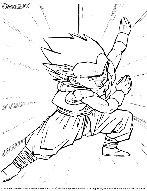 Free Printable Dragon Ball Z Coloring Pages For Kids  Super coloring  pages, Dragon ball super art, Dragon ball