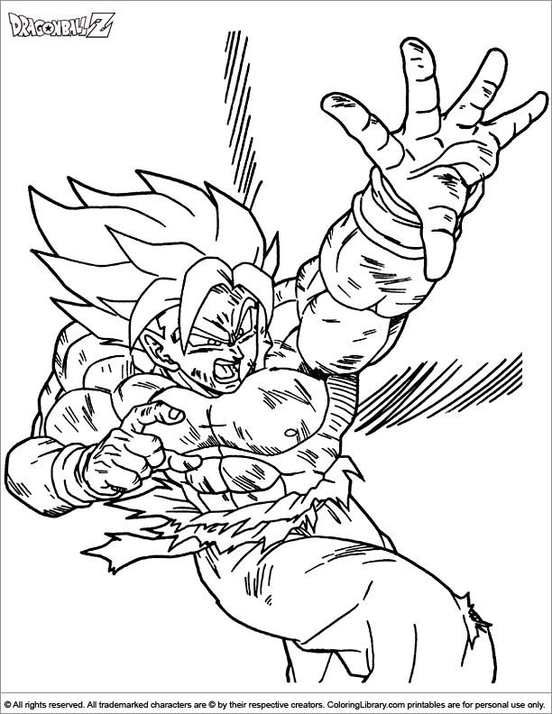 Dragon Ball Z Coloring Pages - Get Coloring Pages