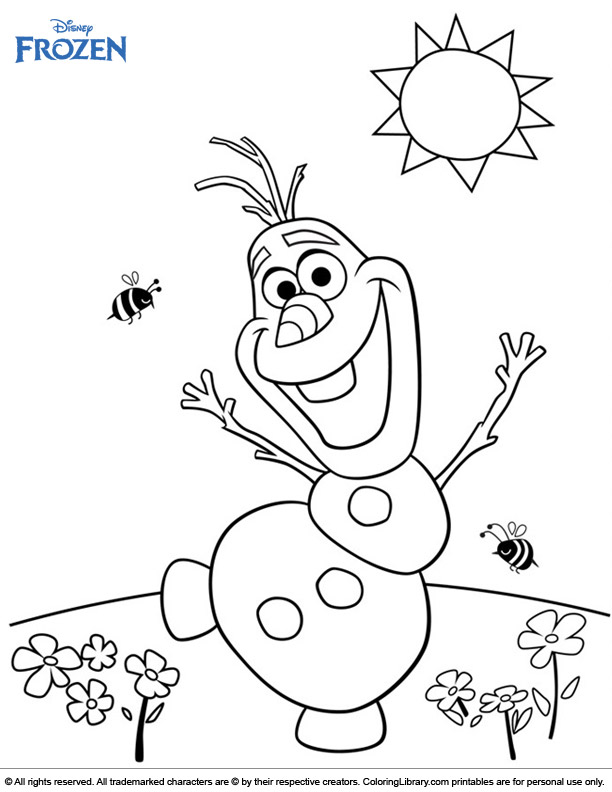 Frozen Coloring Pages 