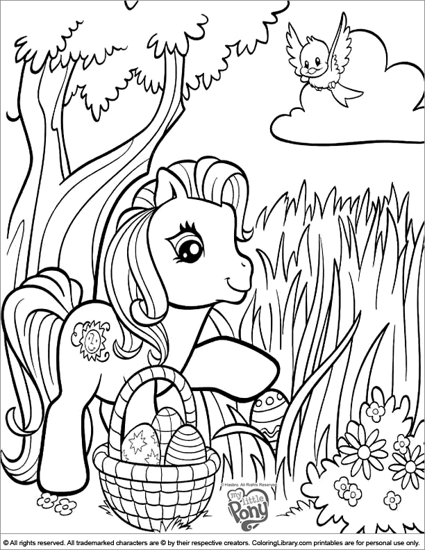 Free Little Pony coloring pages to color - My Little Pony Kids Coloring  Pages