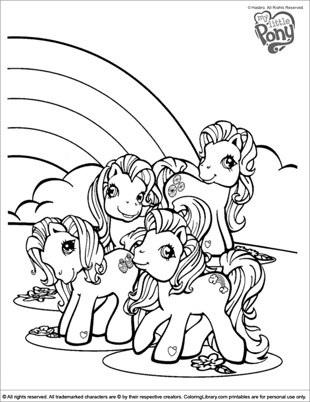 My Little Pony Coloring Book +100 Pages, Coloring Pages Printable for kids