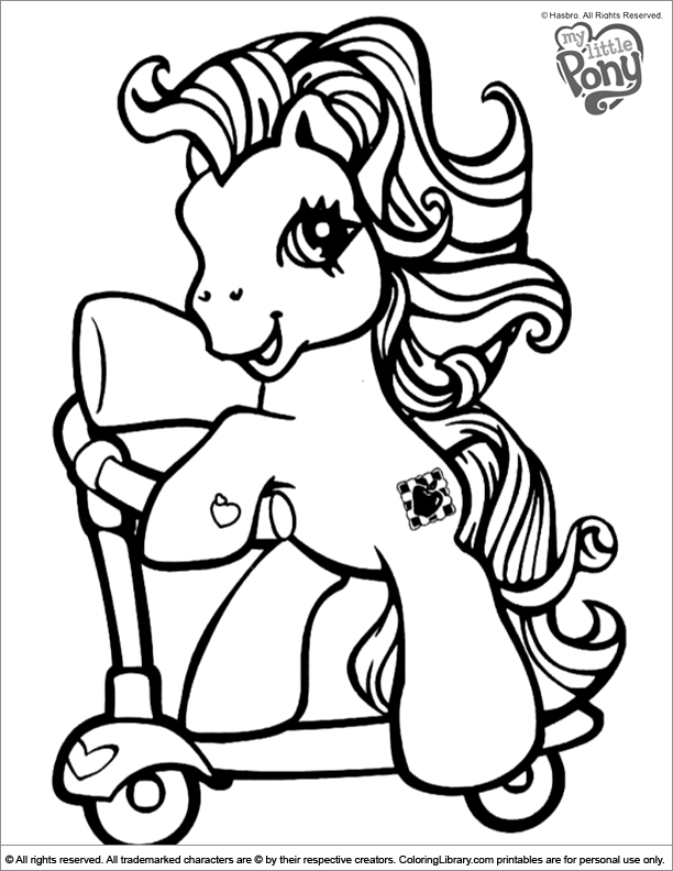 My Little Pony coloring page  Free Printable Coloring Pages