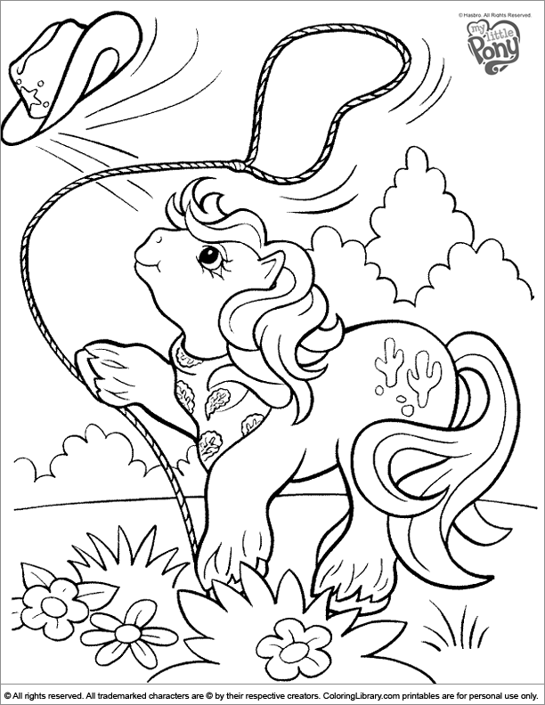 My Little Pony coloring page  Free Printable Coloring Pages