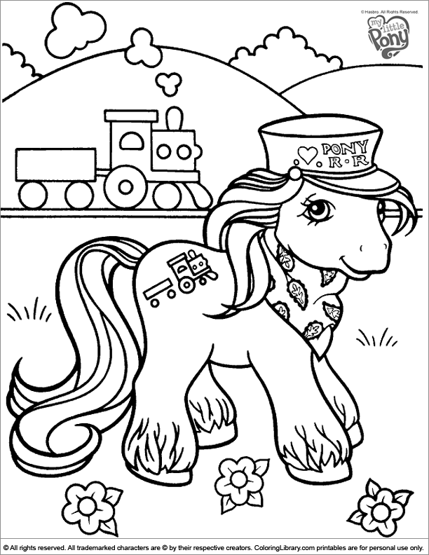 Adorable & Free My Little Pony Printable Coloring Pages