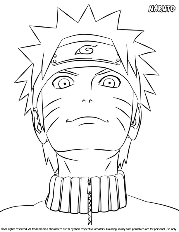 How to draw Naruto (not colour)