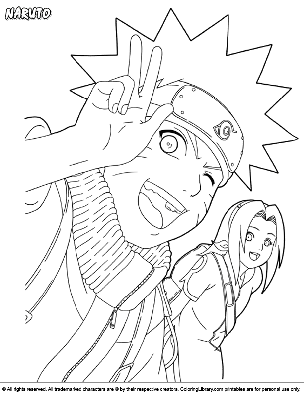 Naruto Coloring Pages 