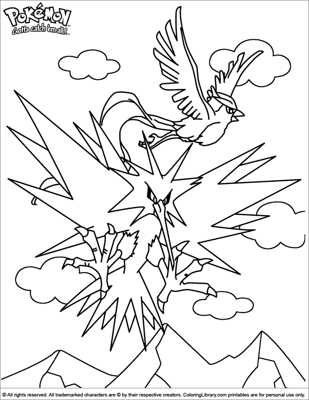 Legendary lugia pokemon coloring pages