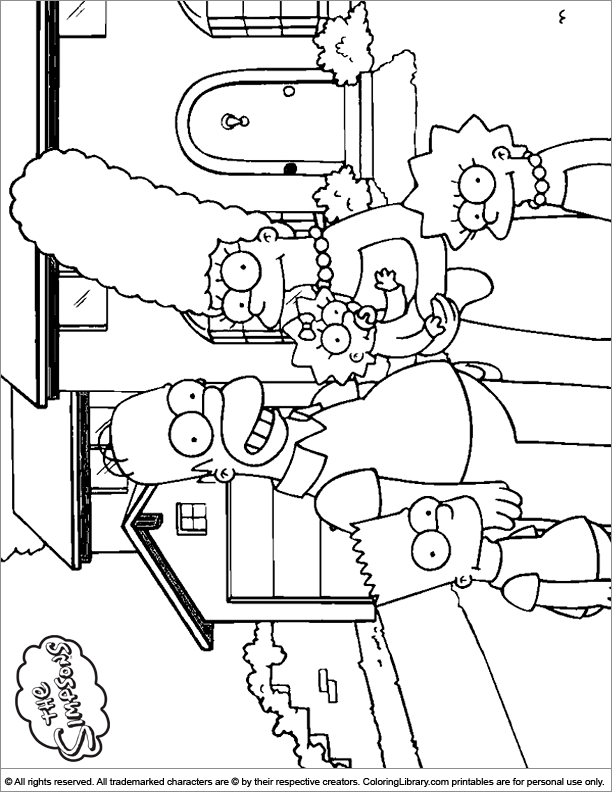  coloring book page for kids