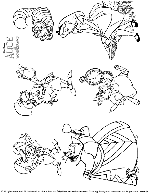  free printable coloring page