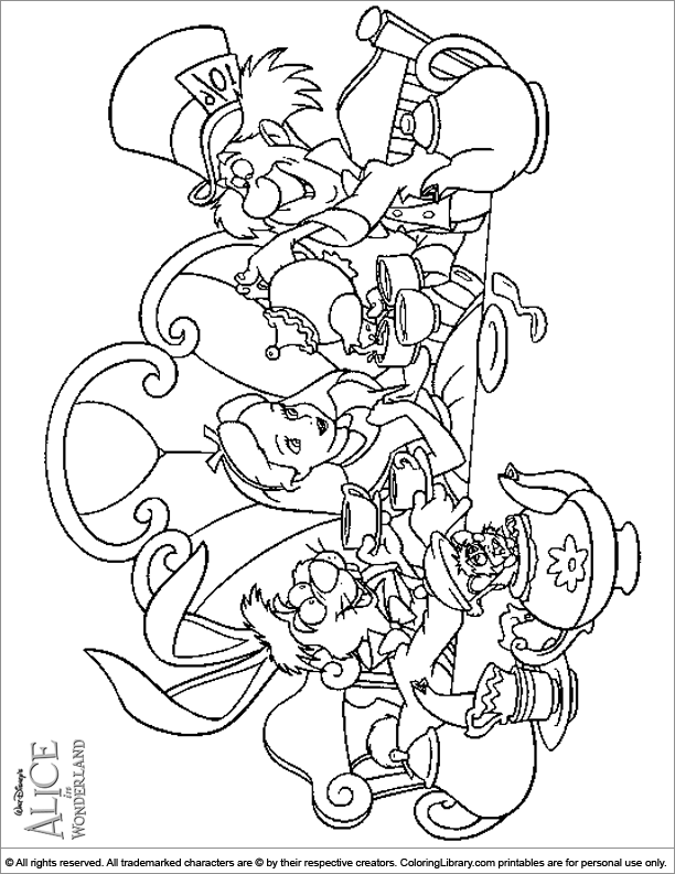  coloring page for children