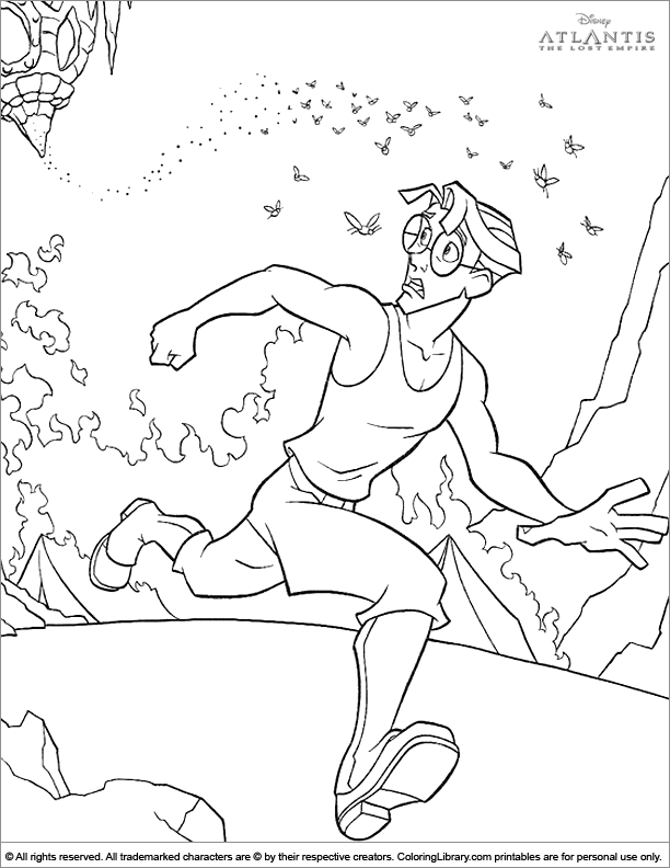  coloring book page