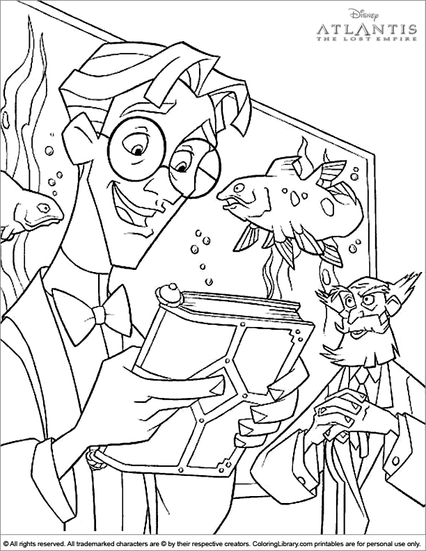  free coloring page for children