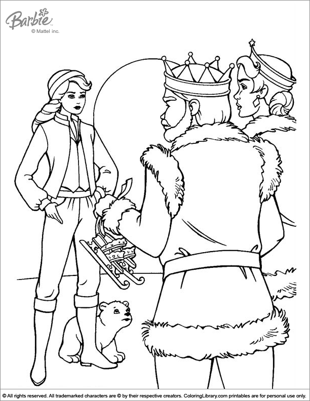  coloring book page for kids