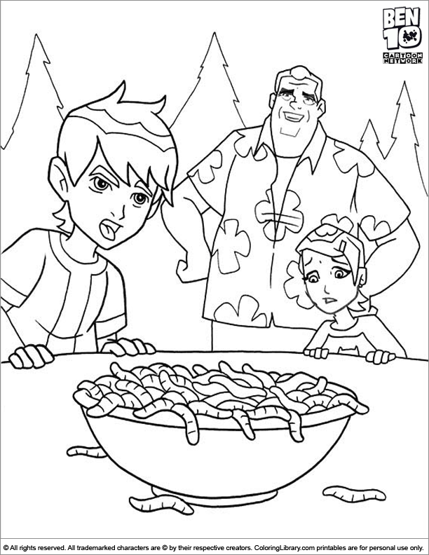  coloring book page