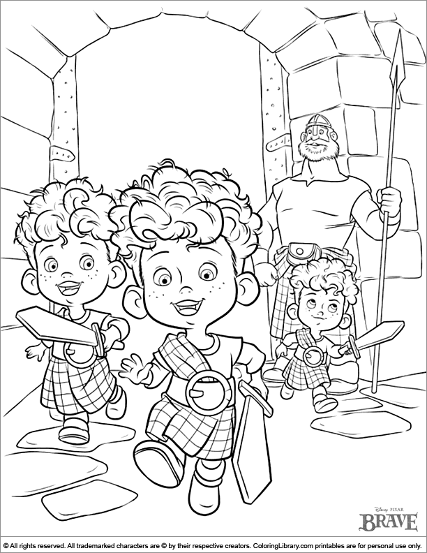  coloring book page