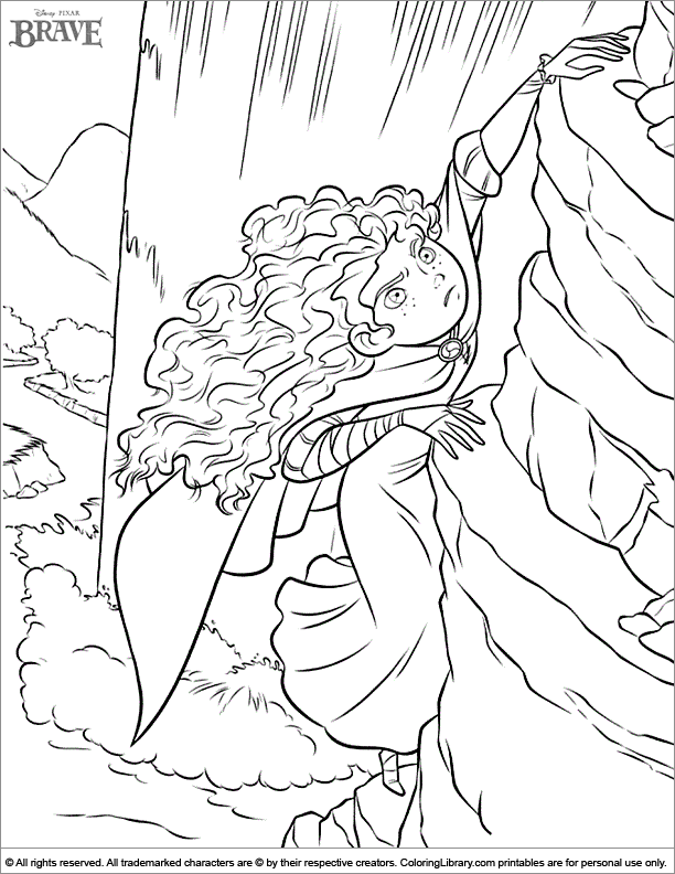  coloring book page for kids