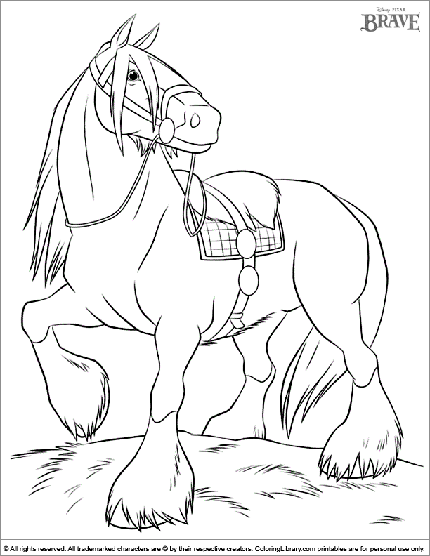  coloring page for children