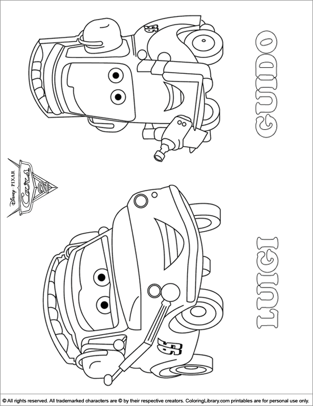  coloring page for kids to print