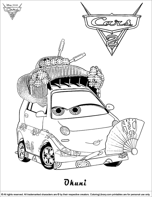  coloring book page for kids