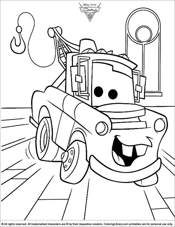 107  Coloring Pages Lightning Mcqueen Cars 2  Free