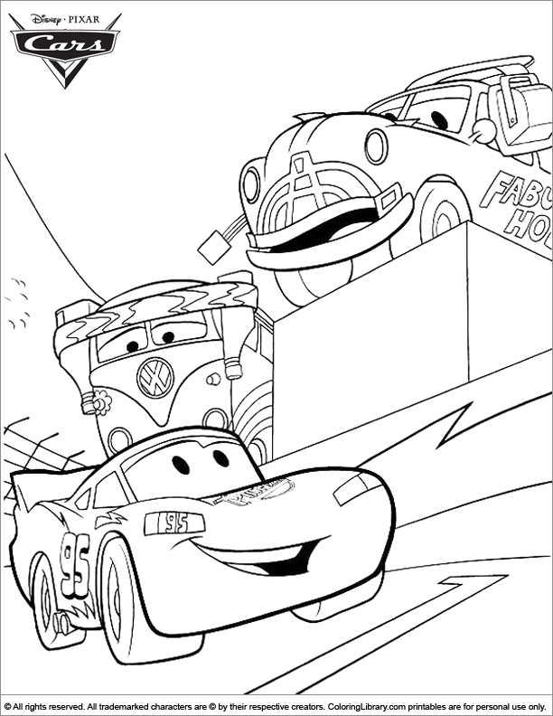 Cars Coloring Picture