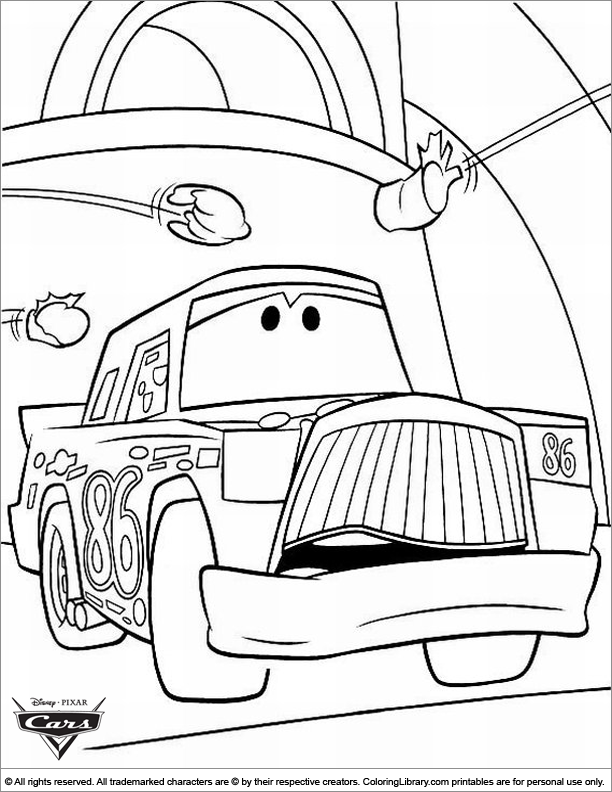 Cars coloring for kids free