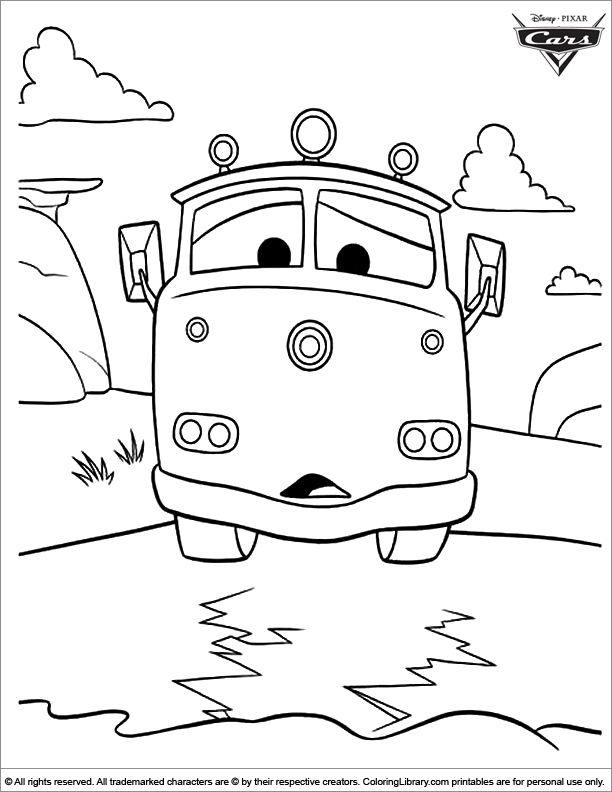  coloring book page