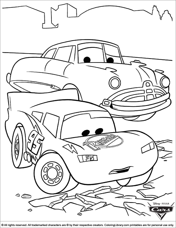 Cars for coloring