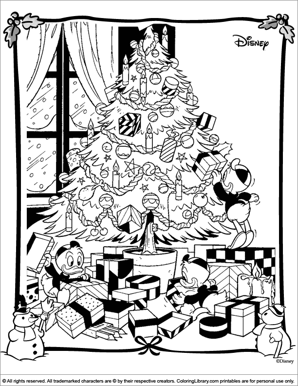  coloring book page for kids