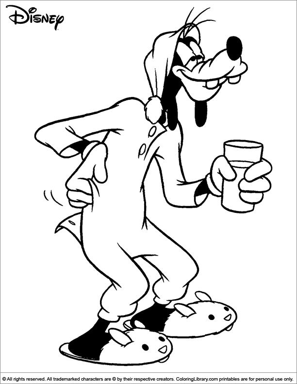 80 Disney Coloring Pages Goofy  HD