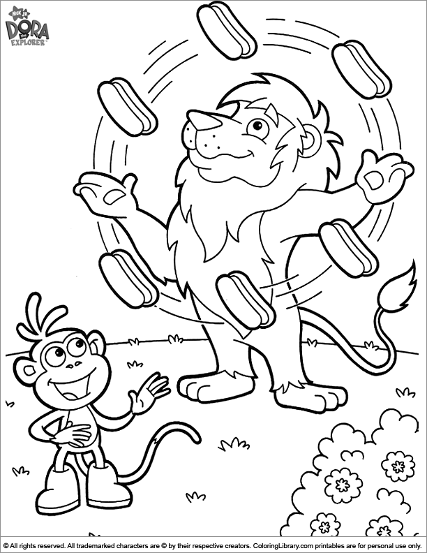  coloring book page