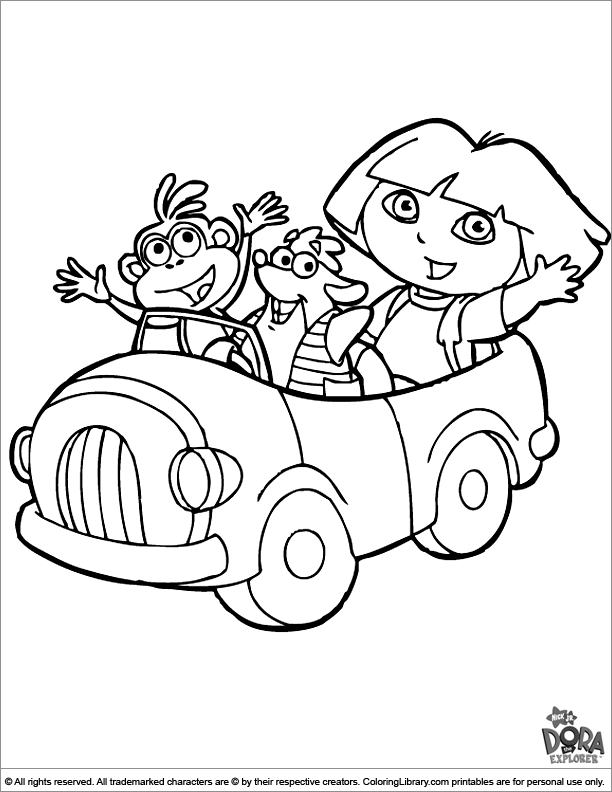  coloring book page for kids