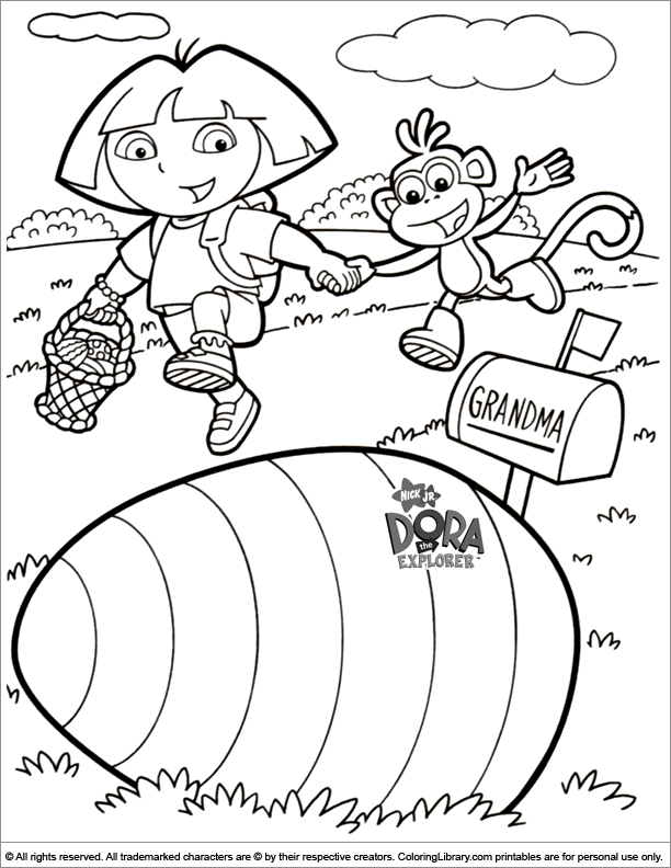  coloring page for kids to print