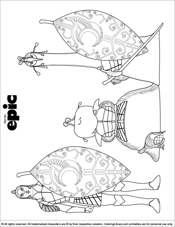  coloring picture for kids