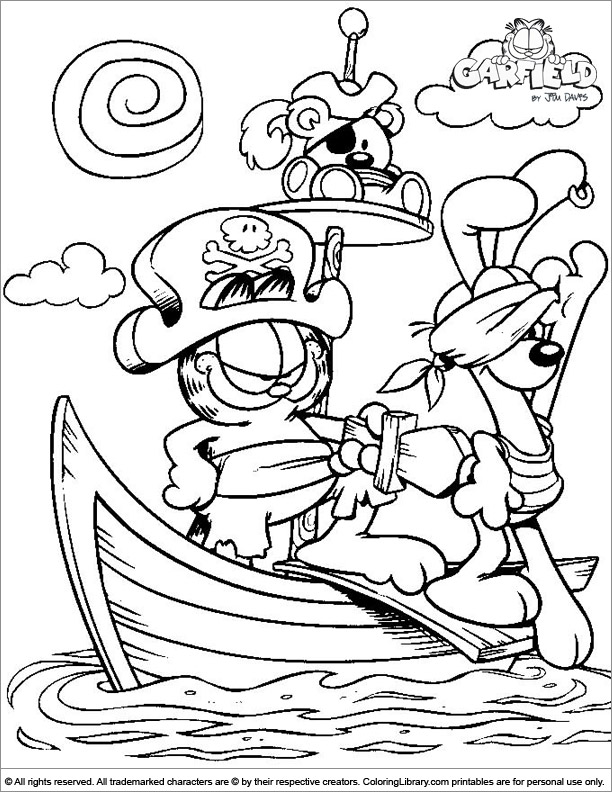  coloring book page for kids