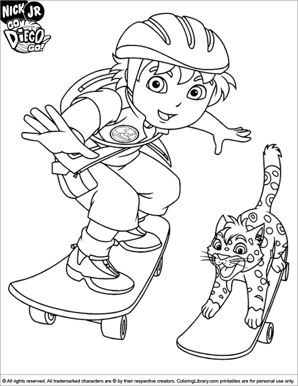 Fun  coloring sheet