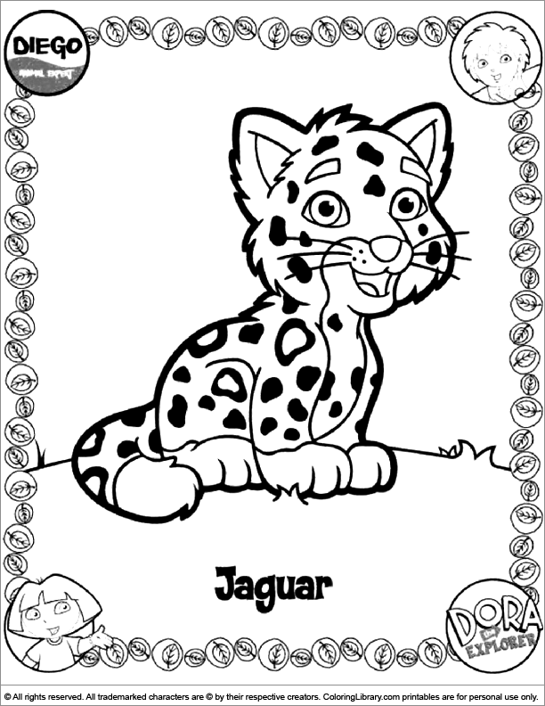  fun coloring sheet