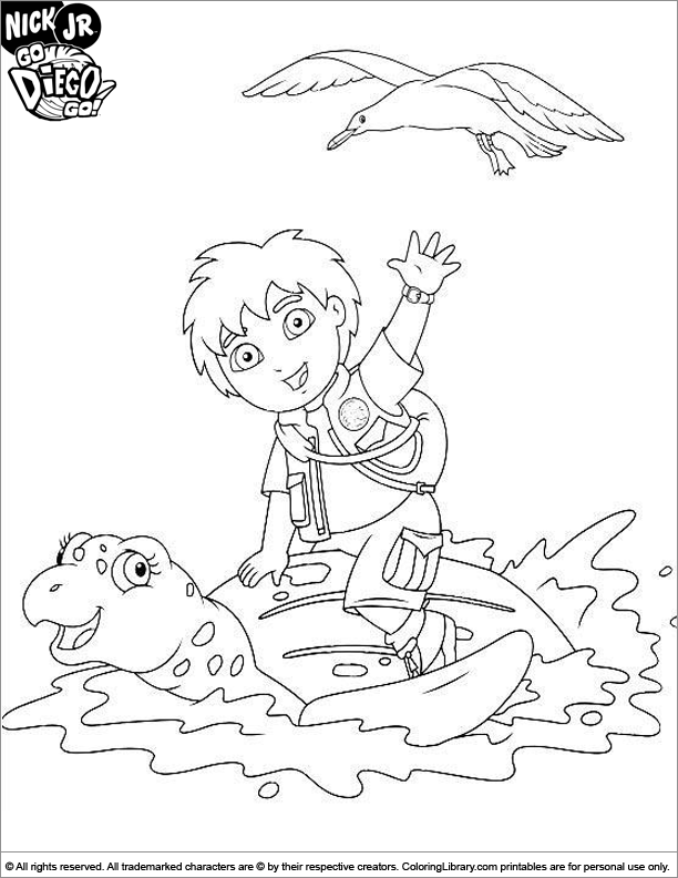  coloring page for kids