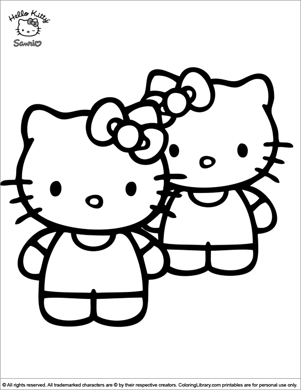  coloring page for kids