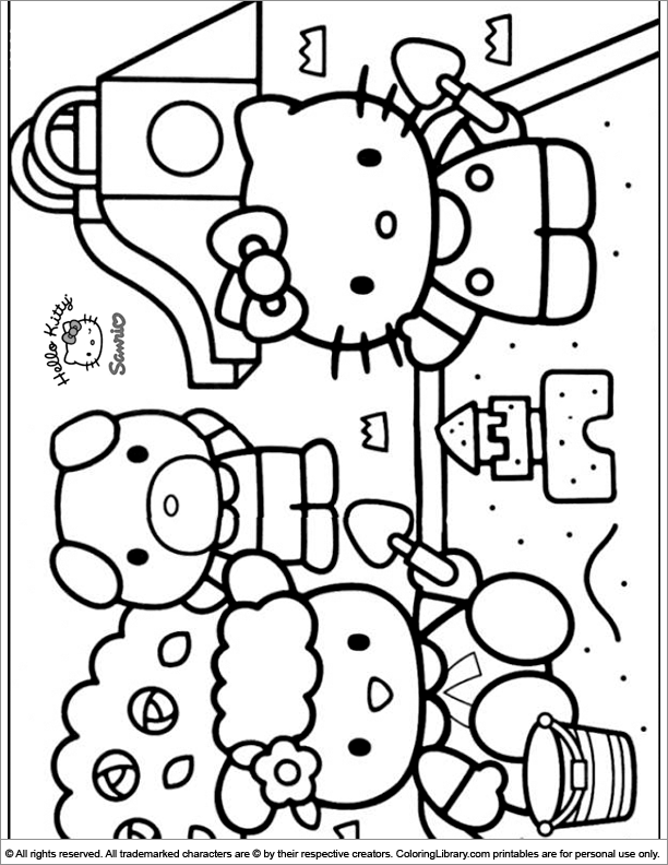  coloring book page