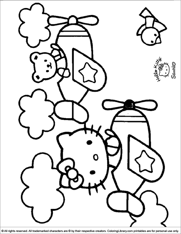  coloring page fun