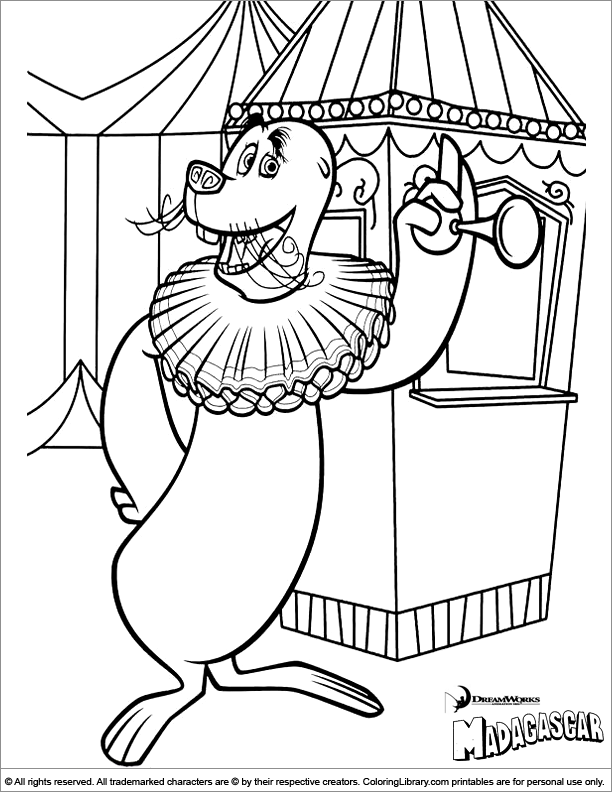  free coloring page for children